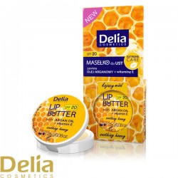 DELIA - Balzam za usne sa Arganovim uljem + Vitaminom E, Umirujući med 